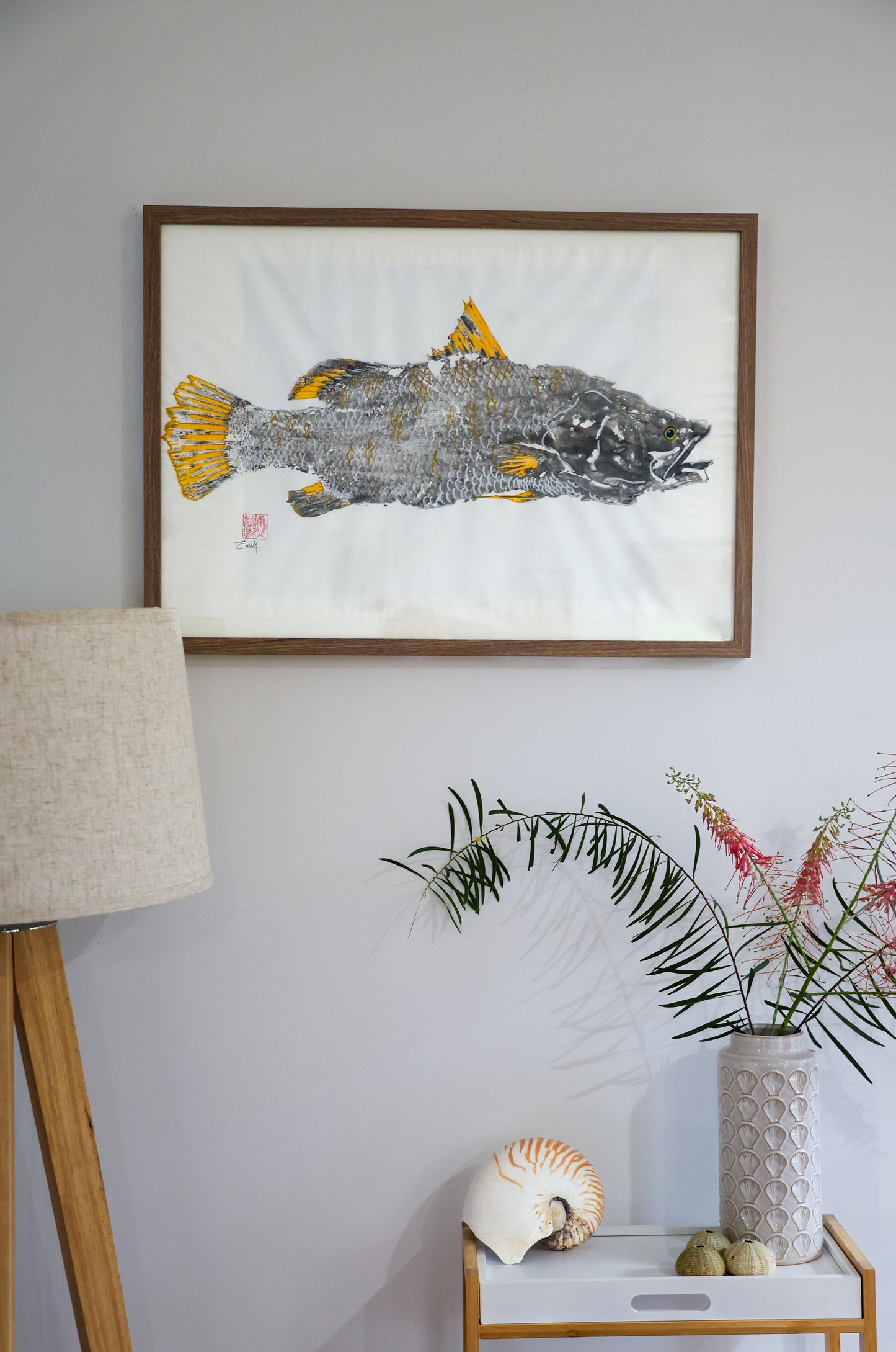 Tiwi Islands Golden Barramundi limited edition print